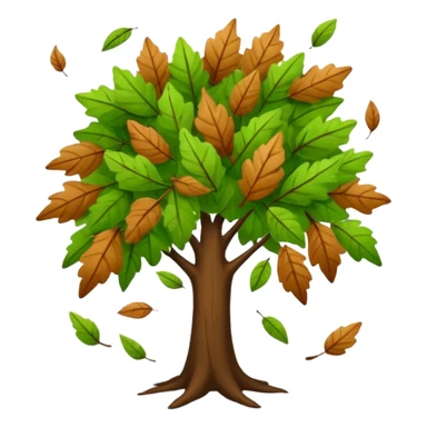 Folhas de árvore soltas caindo/voando sc(sem a árvore) sticker