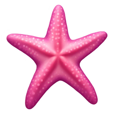 Pink starfish sticker
