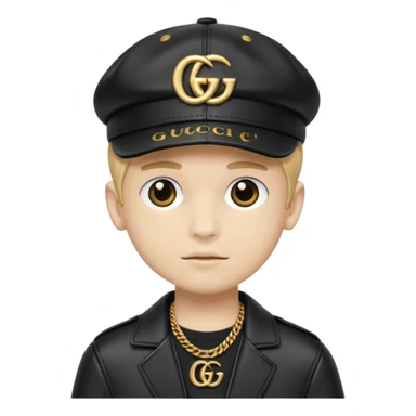 Gucci boy caps sticker