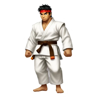 Ryu from street fighter sticker