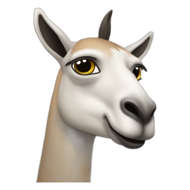Un lama qui crache sur quelqun sticker