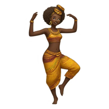 Dance africaine sticker