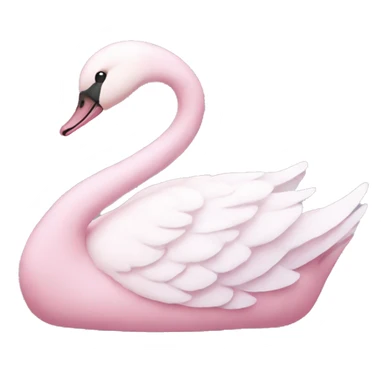 Pastel Pink swan 🦢  sticker