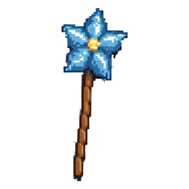 magic wand made of frosting, whimsical sticker