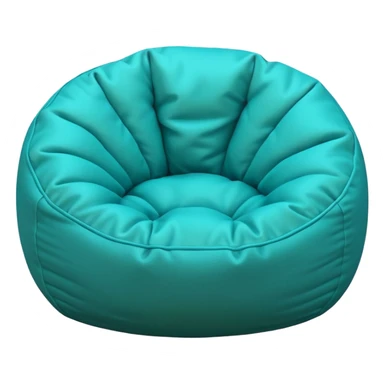 bean bag chair topdown simple sticker