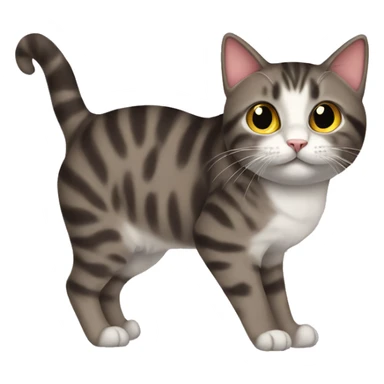 Cat with heels  sticker