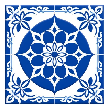the word 'arabic' stylized as a decorative tile pattern sticker