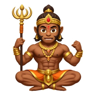 Hanuman ji Ram jap sticker