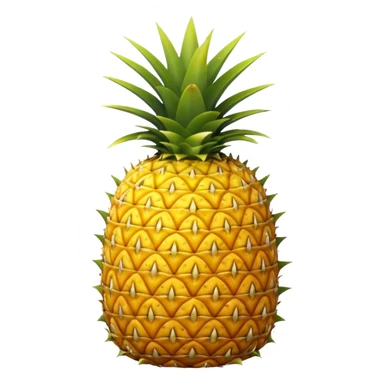a simple pineapple sticker