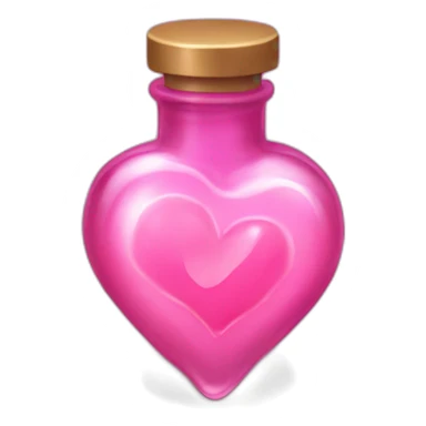 pink heart potion sticker