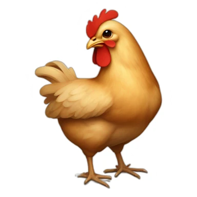 chicken crossed out with an red x sticker