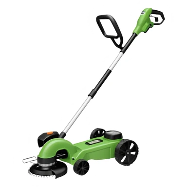 Echo lawn trimmer with edging attachment sticker