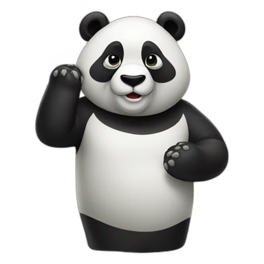 Face palm panda  sticker