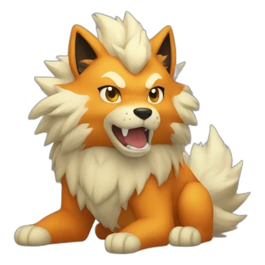 Arcanine sticker