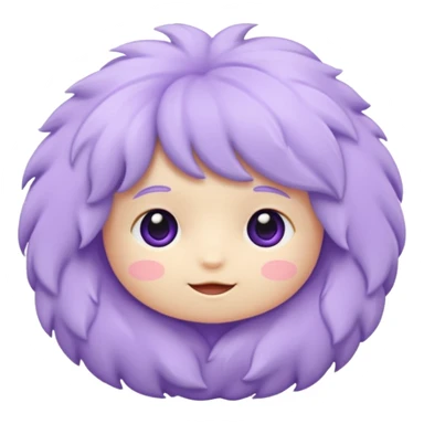 Cute purple girly things sticker