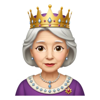 Elizabeth la reine d’Angleterre vielle  sticker