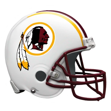 Redskins football helmet Washington DC sticker