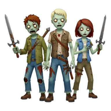 Call of duty Zombies con armas  sticker