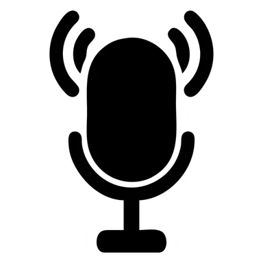 studio microphone wireless sticker