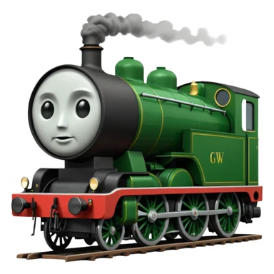 GWR 1400 Class Oliver with a face on it  sticker