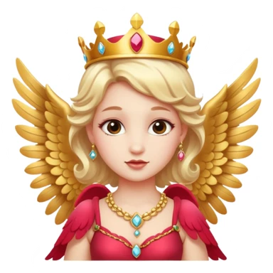 Cupid queen sticker