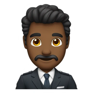 demonio con traje dando like sticker