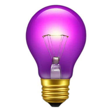 Idea bulb bright color sticker