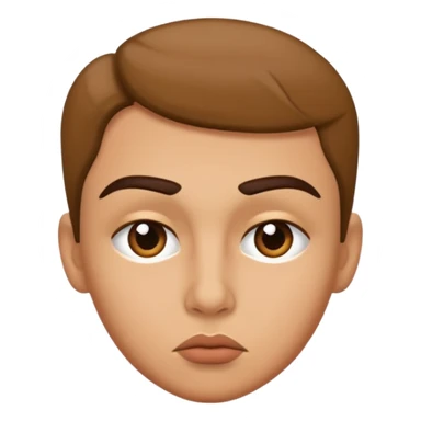 Suspicious eyebrows with kissy face sticker