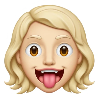 Ojos en forma de equis boca ondulada y con lengua afuera del lado izquierdo como el logo de nirvana sticker