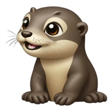 Loutre chokbar  sticker