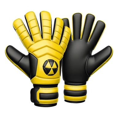 Football goalkeeper gloves sticker