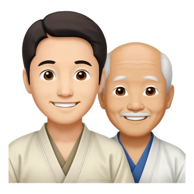 Daniel larusso and Mister Miyagi  sticker