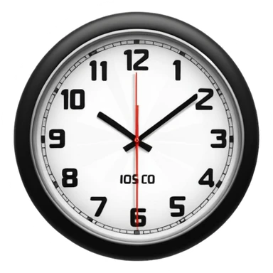 quiero un reloj  de pared 2pm  de la tarde porfvarto  sticker