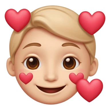 mix of these two 🥺☺️ but make it classic emoji  sticker