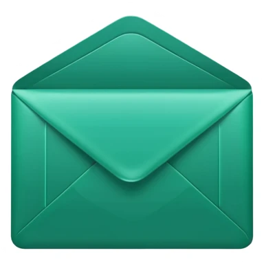 dark green telegram icon envelope without background sticker