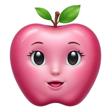 make apple-style emojis, make them pink, coquettish, aesthetic, cute, feminine sticker