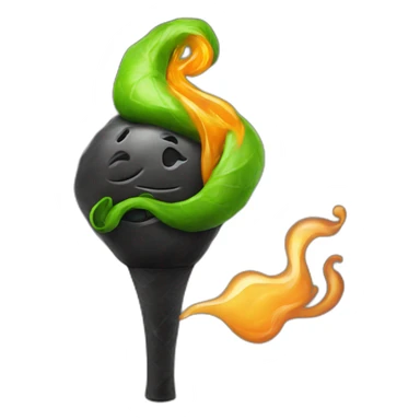 charcoal for hookah sticker