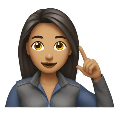 Femme qui dit tu me manques à une autre femme sticker