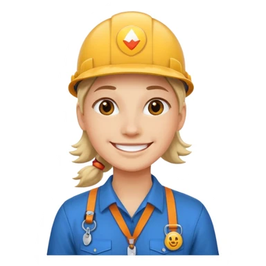 Employee with Lanyards sticker