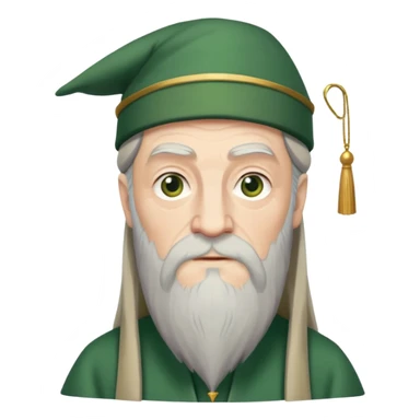 Albus Dumbledore green hat sticker