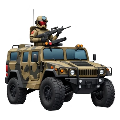 Stealthy camouflage Rock climbing Snow planet dark scary Imperial Shock Troopers police off road interceptor humvee camper  sticker