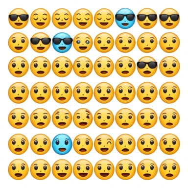 Emoji aesthetik sticker