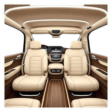 Mercedes Benz V Class Spacious cabin sticker