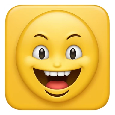 Weird creepy smile emoji sticker