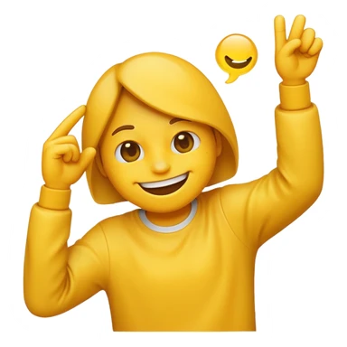 dabbing emoji  sticker