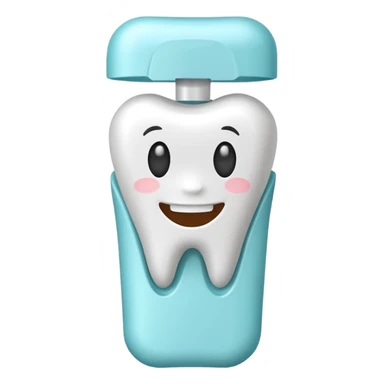 dental floss stick sticker