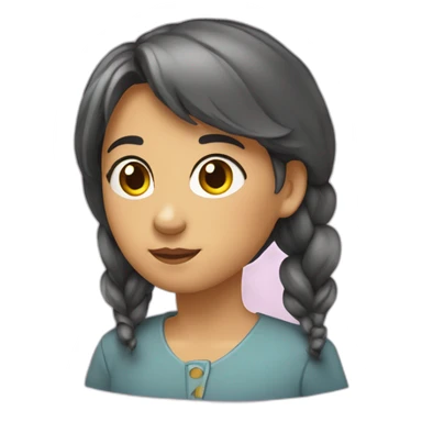 Fille sur épaule de garçon sticker