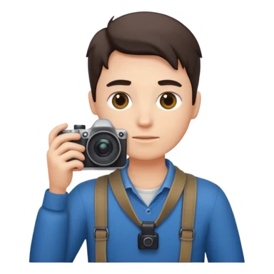 photographer facing away sticker