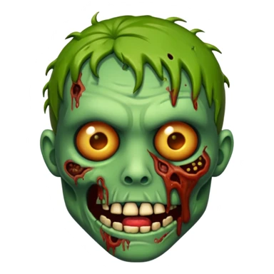 faz eu de emoji de zumbi sticker