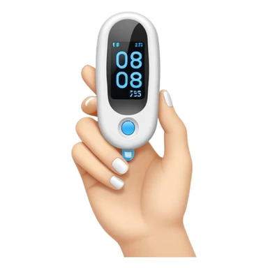 diabetes finger tester sticker